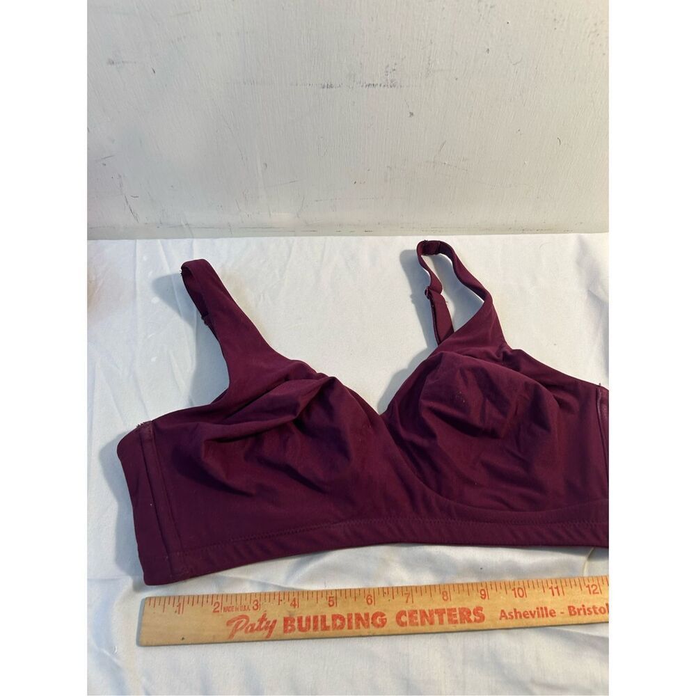 Wacoal #852 bra 36dd burgundy no wire - Picture 5 of 6